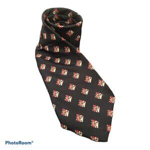 YVES SAINT LAURENT Silk Black Neck Tie